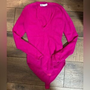 Zara sweater bodysuit